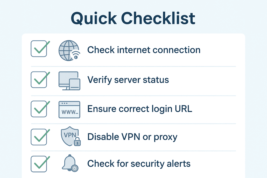 Quick Checklist before Troubleshooting AT&T Mail Login Issue Quick Checklist before Troubleshooting AT&T Mail Login Issue