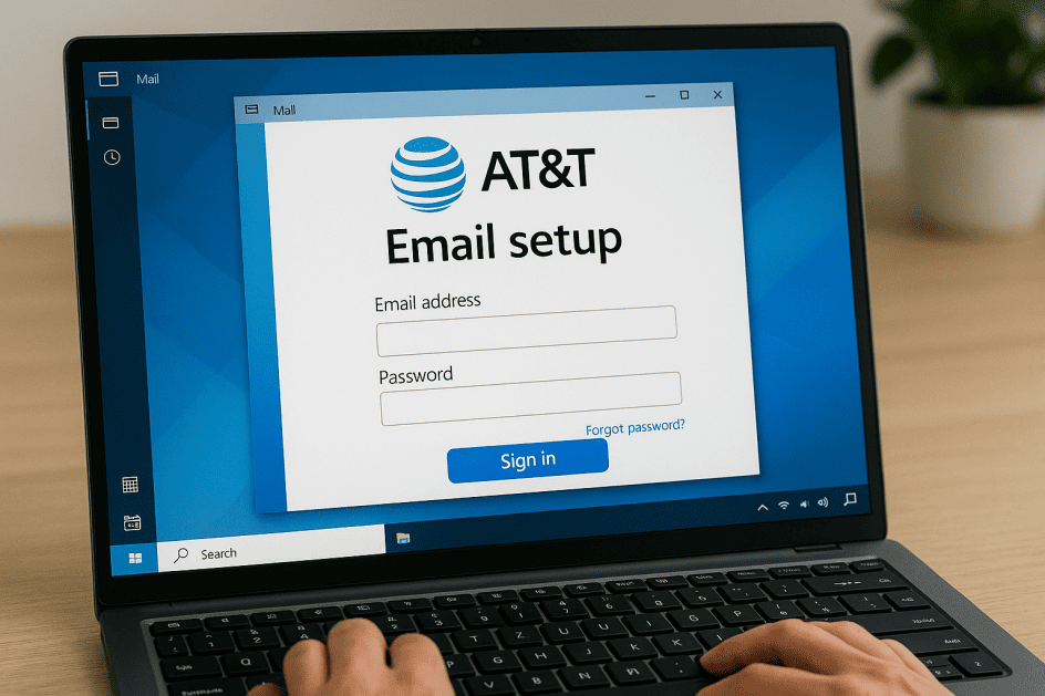 ATT Email Set up on Windows Mail App