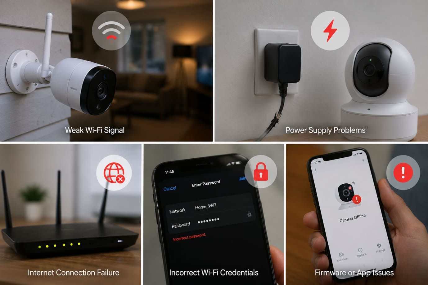 Common Causes of Wireless Camera Offline Issues Common Causes of Wireless Camera Offline Issues